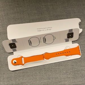 Hermes Apple Watch Sport Band in Orange